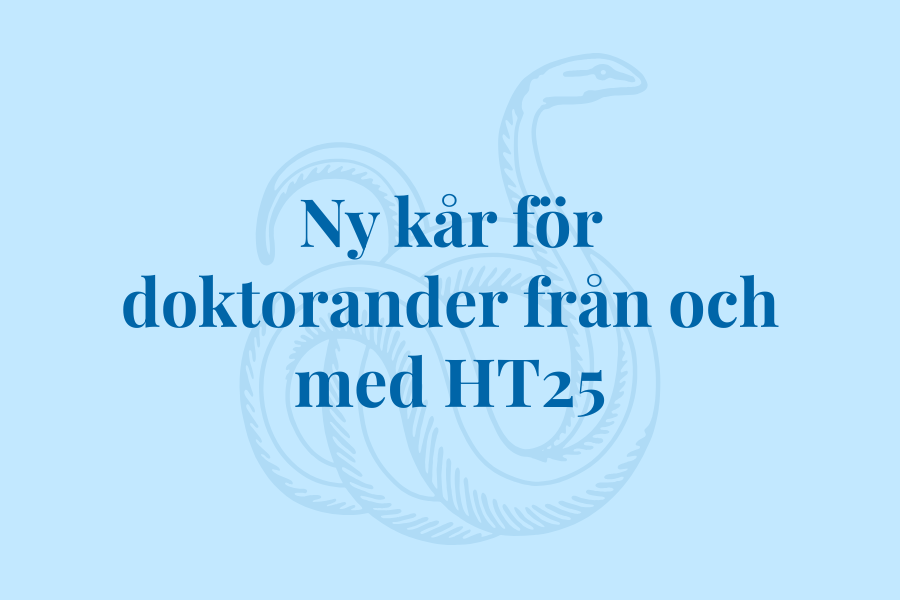 Ny kår för doktorander